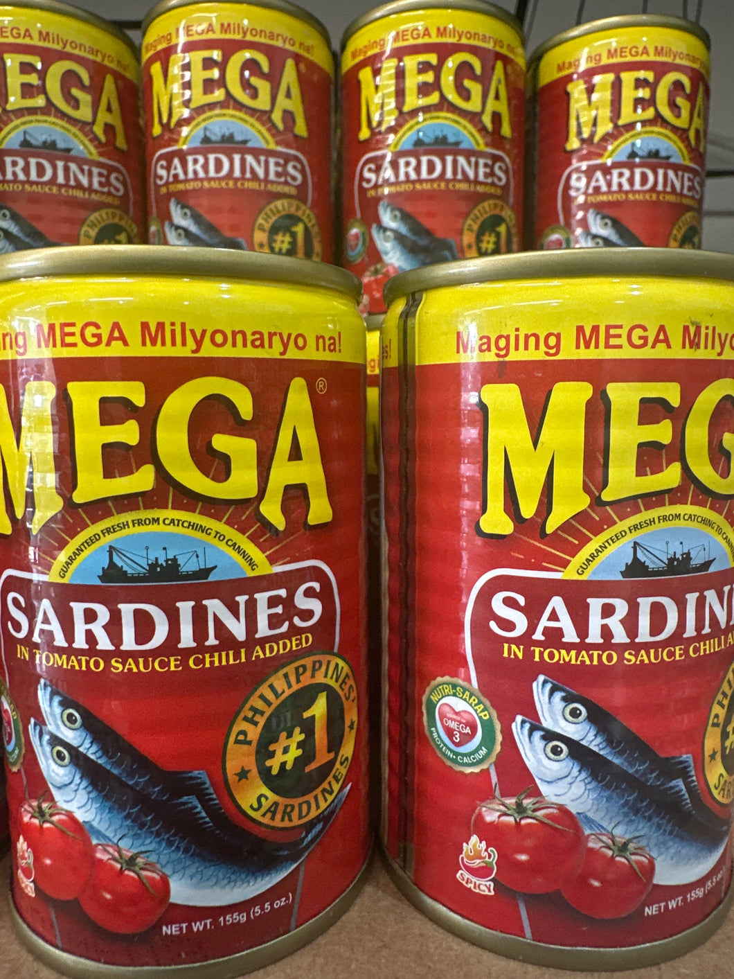Mega Sardines Hot&Spicy 150g